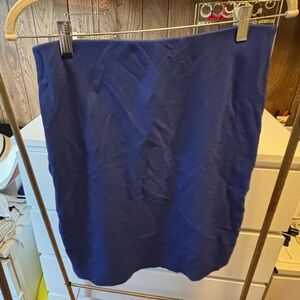 Blue Pencil Skirt